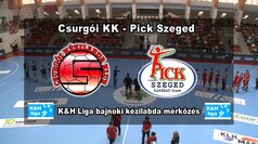 Csurgói KK - Pick Szeged bajnoki férfi kézilabda mérkőzés 2022. május 3.
